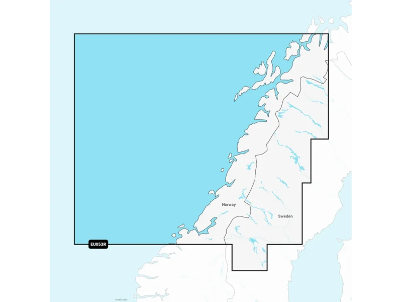 Garmin Navionics Vision+ NVEU053R - Norway, Trondheim to Tromso - Marine Chart