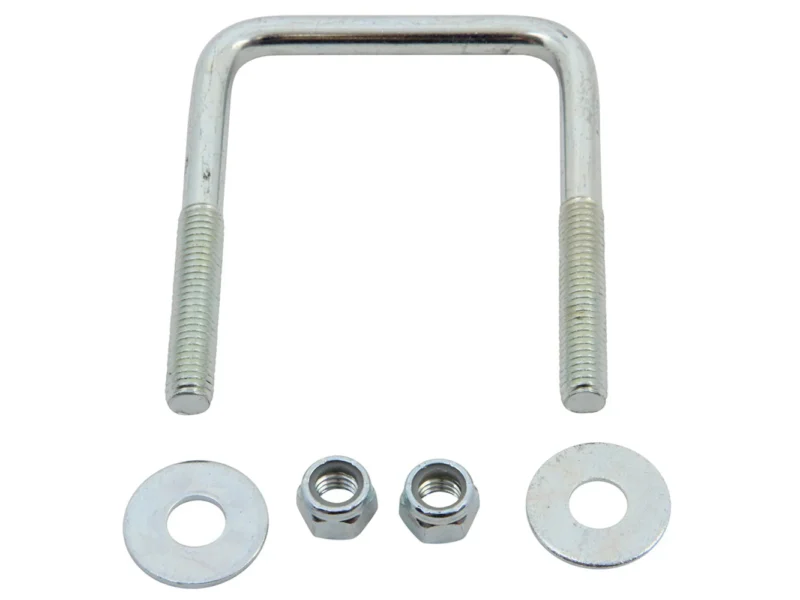 C.E. Smith Zinc U-Bolt 7/16"-14 X 3-1/8" X 4" w/Washers & Nuts - Square