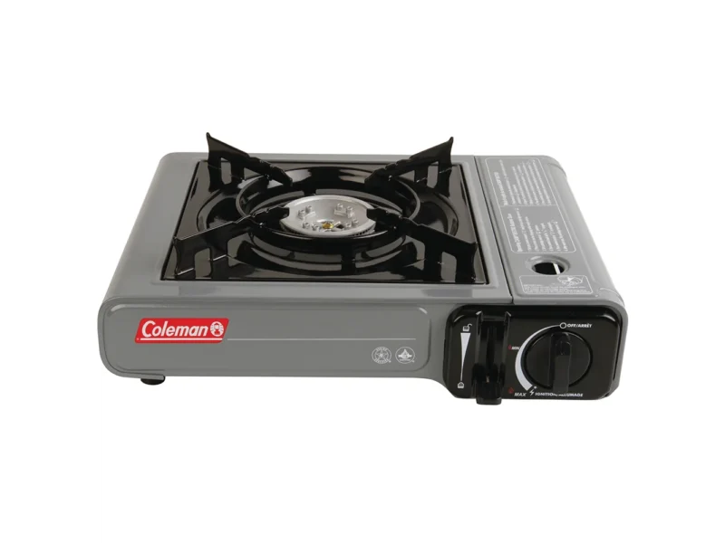 Coleman Table Top 1 Burner Butane Camping Stove - Grey