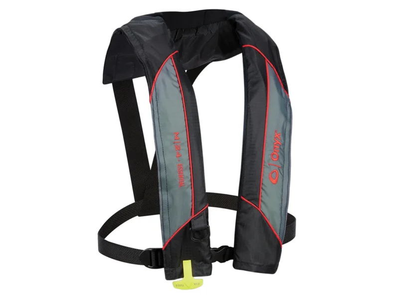 Onyx M-24 Essential Manual Inflatable Life Jacket - Red - Adult Universal