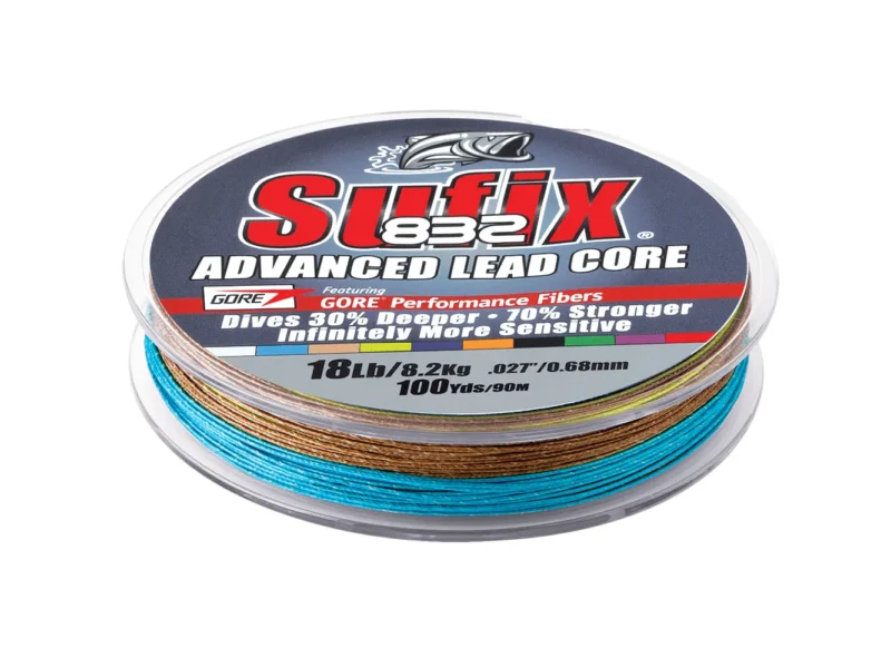 Sufix 832 Advanced Lead Core - 12lb - 10-Color Metered - 100 yds