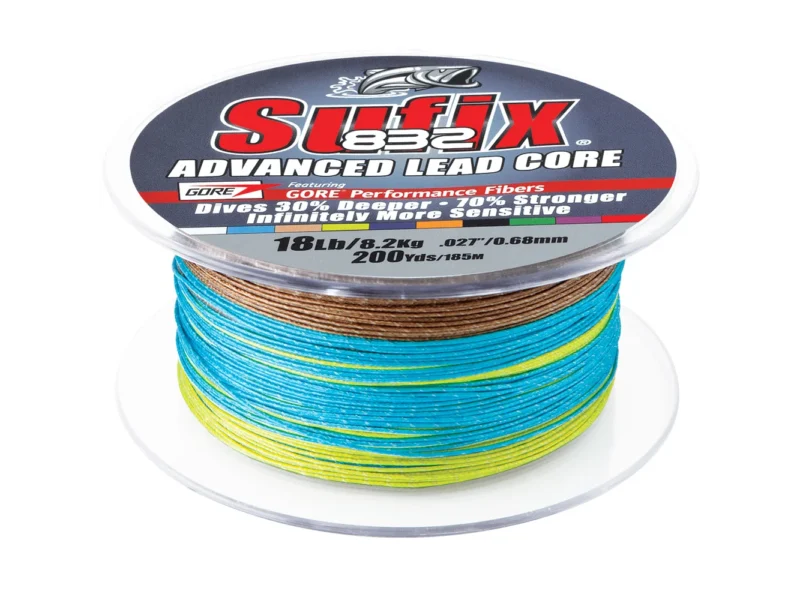 Sufix 832 Advanced Lead Core - 12lb - 10-Color Metered - 200 yds