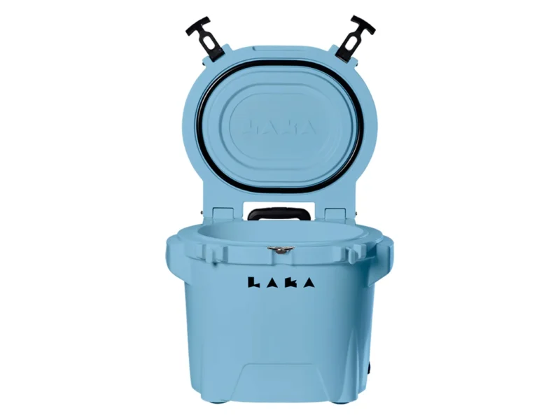 LAKA Coolers 30 Qt Cooler w/Telescoping Handle & Wheels - Blue