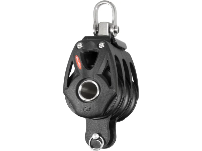 Ronstan Series 40 Orbit BB Triple Block w/Becket & Swivel Shackle