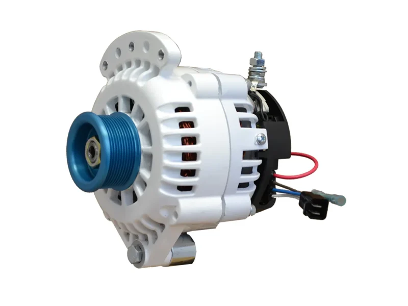 Balmar Alternator 120 AMP 12V 1-2" Single Foot Spindle Mount J10 Pulley w/Isolated Ground