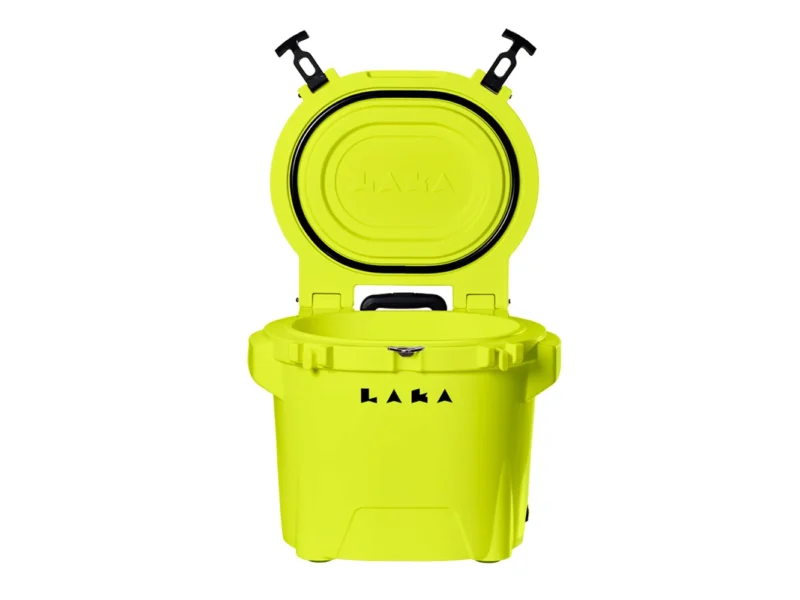 LAKA Coolers 30 Qt Cooler w/Telescoping Handle & Wheels - Yellow