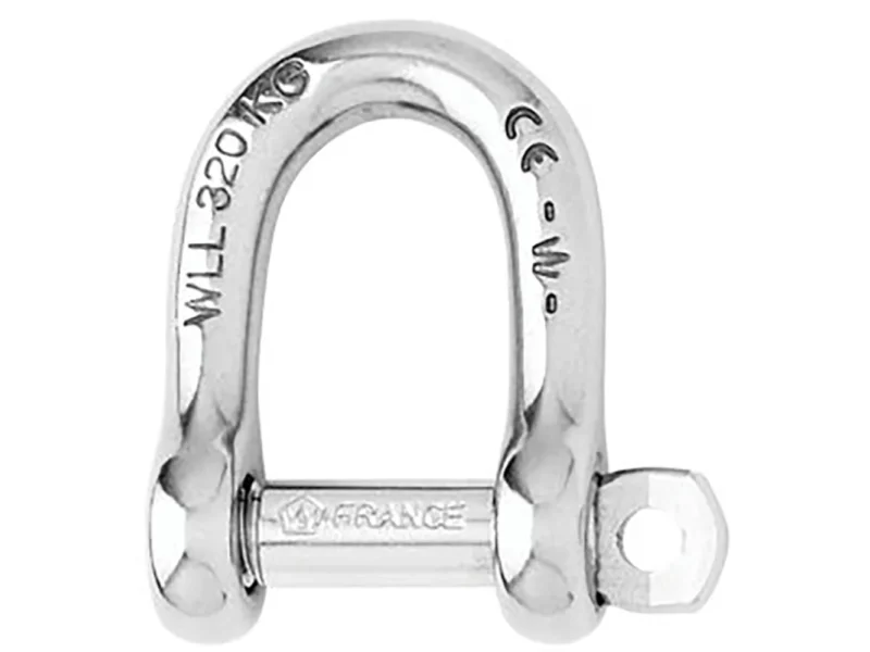 Wichard Not Self-Locking D Shackle - 14mm Diameter - 9/16"