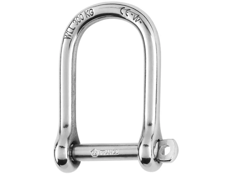 Wichard Self-Locking Large Opening Shackle - 6mm Diameter - 1/4"