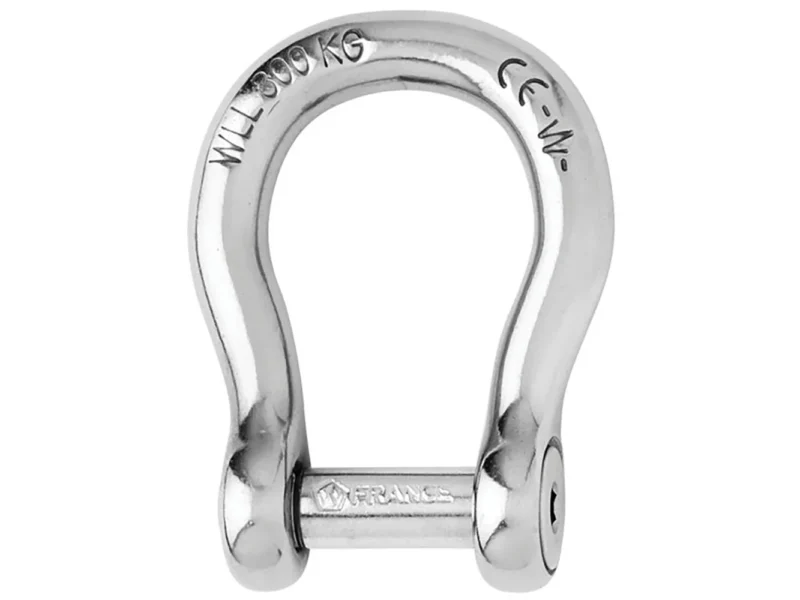 Wichard Self-Locking Allen Head Pin Bow Shackle - 6mm Diameter - 1/4"