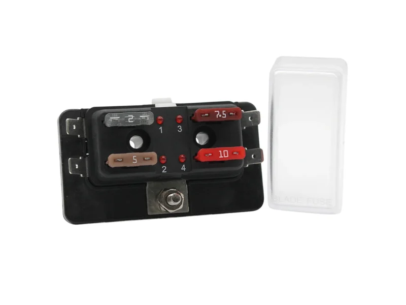 Cole Hersee Standard 4 ATO Fuse Block w/LED Indicators