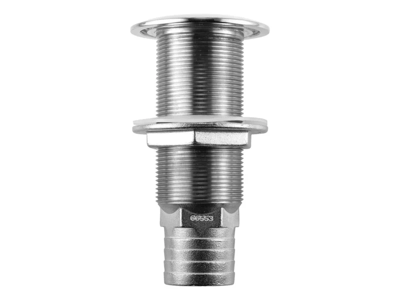 Attwood Stainless Steel Scupper Valve Barbed - 1-1/2" Hose Size