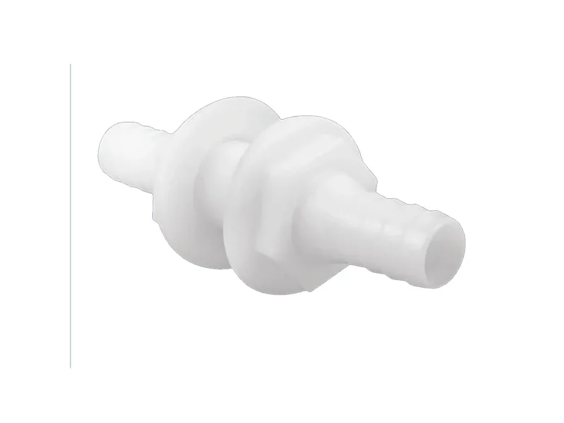 Attwood White Plastic Double Ended Connector - 3/4" Inner Diameter