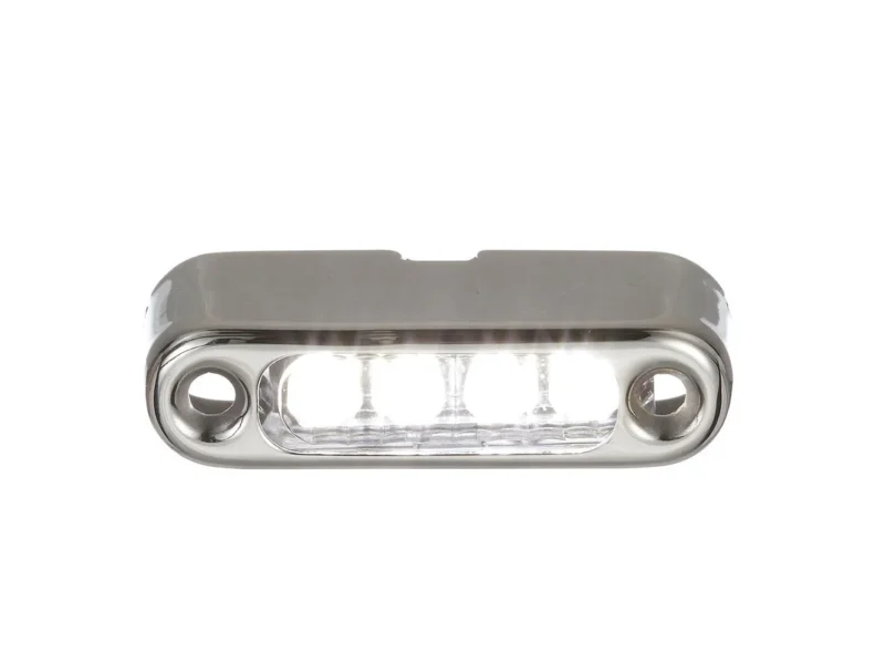 Attwood White LED Micro Light w/Stainless Steel Bezel & Vertical Mount