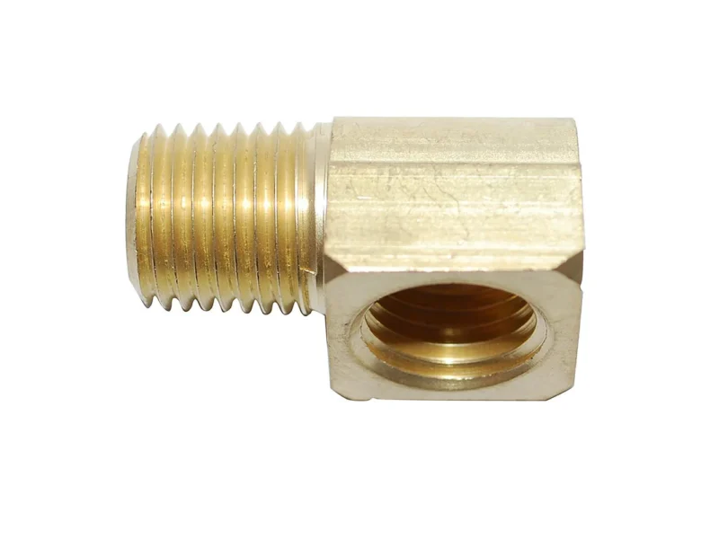 Attwood Universal 90 Degree Elbow - 1/4" NPT x 1/4" NPTF - Brass