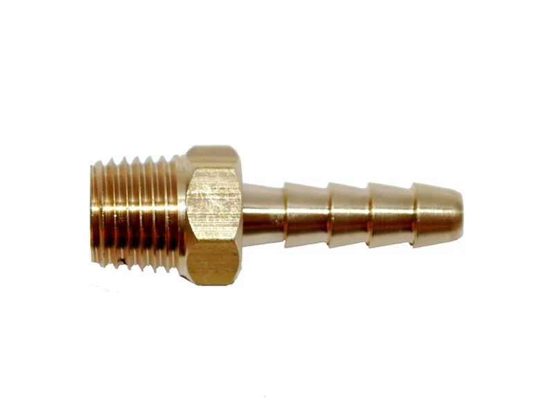 Attwood Universal Brass Fuel Hose Fitting - 1/4" NPT x 3/8" Barb