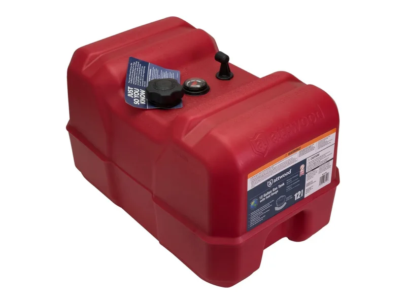 Attwood Portable Fuel Tank - 12 Gallon w/Gauge