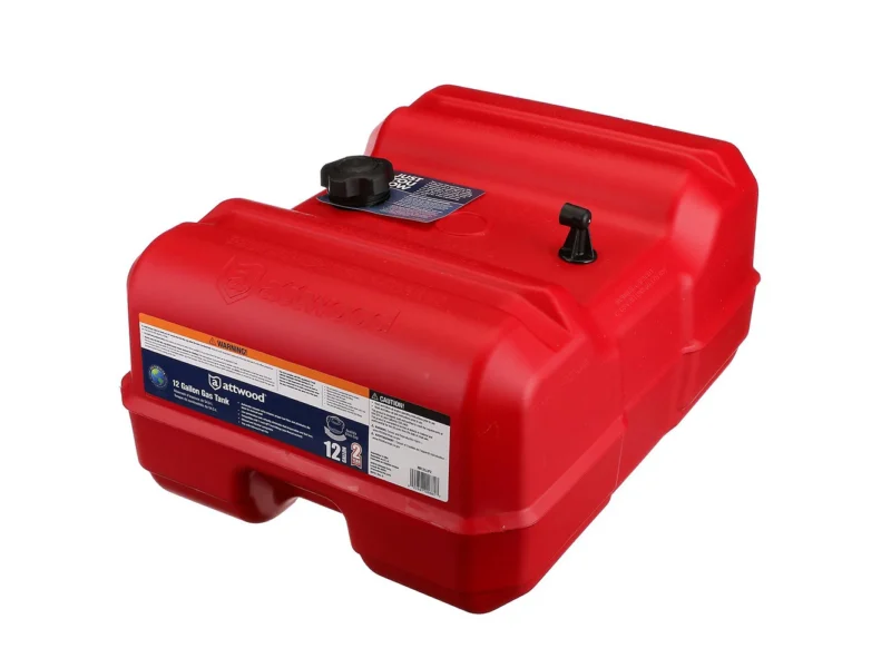 Attwood Portable Low Profile Fuel Tank - 12 Gallon w/o Gauge