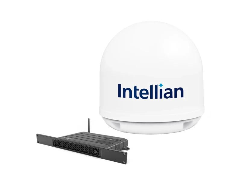 Intellian FB250 Inmarsat Fleet Broadband Maritime Terminal w/19" Rack Mount BDU