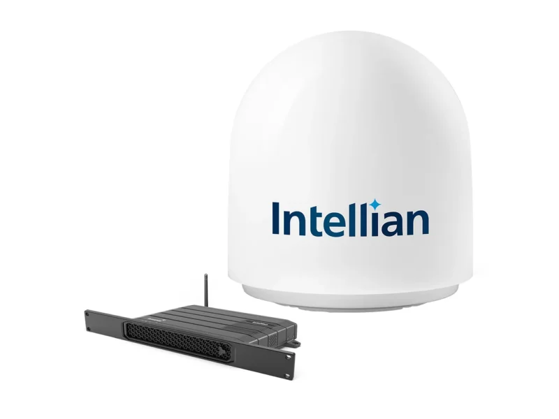 Intellian FB500 Inmarsat Fleet Broadband Maritime Terminal w/19" Rack Mount BDU