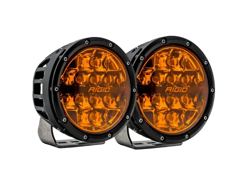 RIGID Industries 360 Series 6" Spot w/Amber Pro Lens - Pair