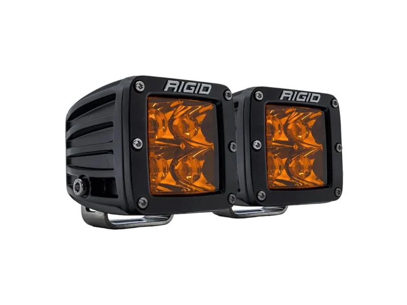 RIGID Industries D-Series Spot w/Amber Pro Lens - Pair