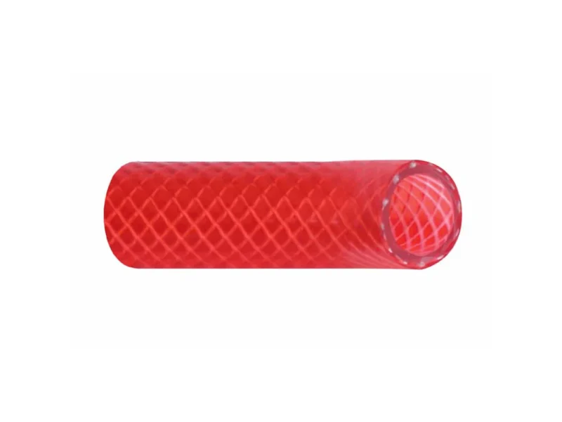 Trident Marine 1/2" x 50' Boxed Reinforced PVC (FDA) Hot Water Feed Line Hose - Drinking Water Safe - Translucent Red