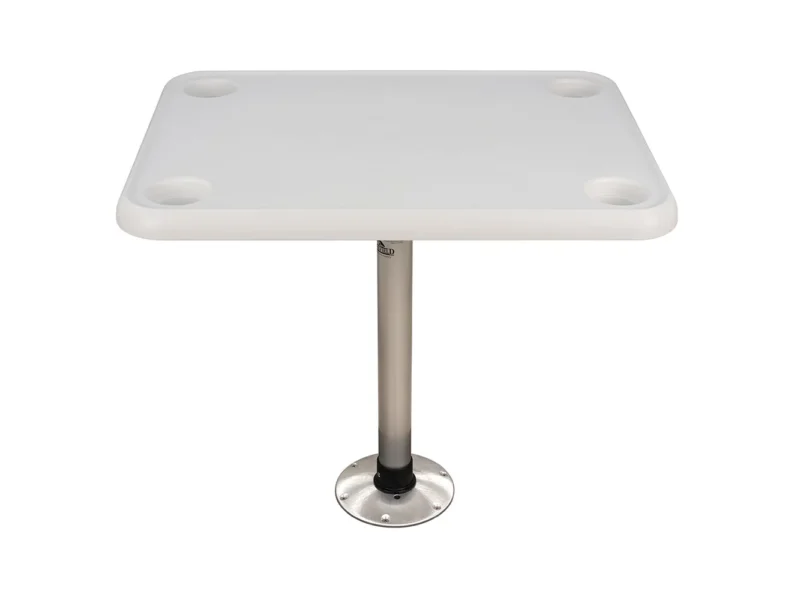 Springfield 16" x 28" Rectangle Table Package - White Thread-Lock