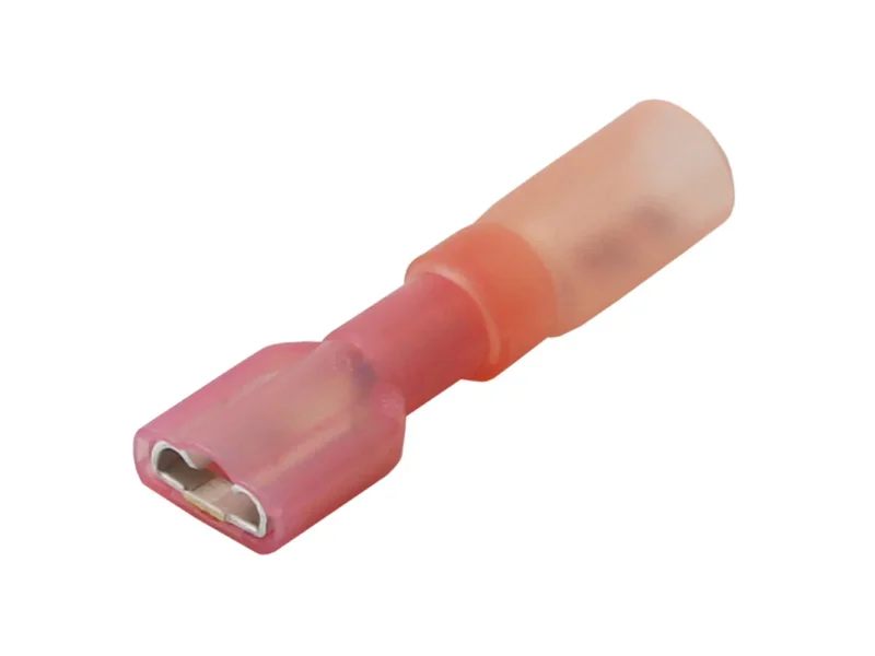 Pacer 22-18 AWG Heat Shrink Female Disconnect - 25 Pack