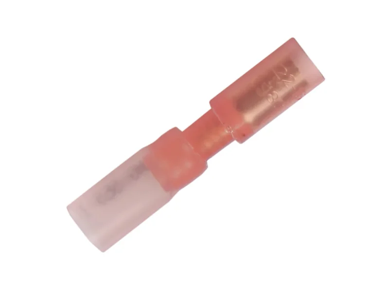 Pacer 22-18 AWG Heat Shrink Female Bullet Terminal - 100 Pack