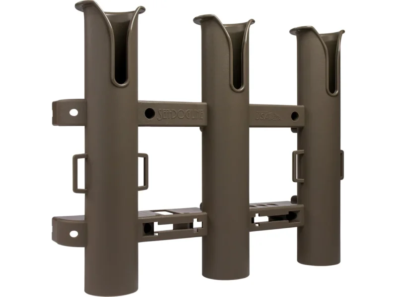 Sea-Dog Triple Threat Three Pole Rod Holder - Flat Dark Earth