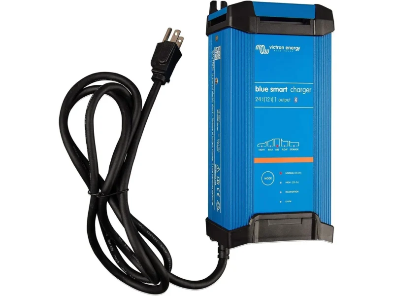 Victron Blue Smart IP22 24VDC 12A 1 Bank 120V Charger - Dry Mount