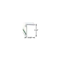 AP Products 021852018 Long Leg Insert Corner Molding, 8' Polar White