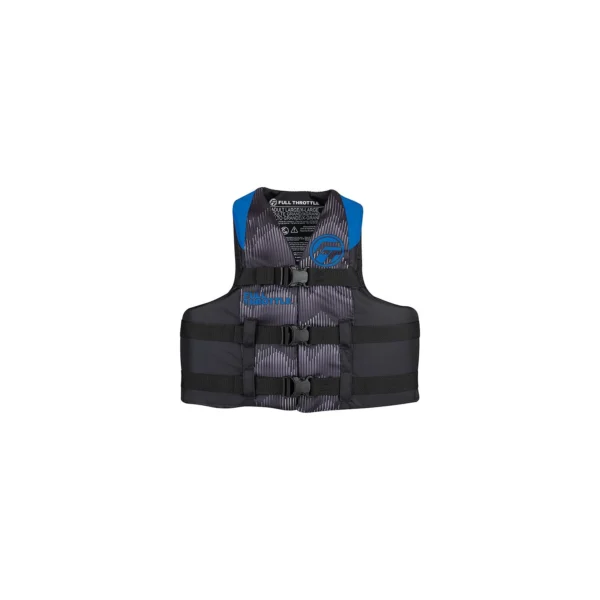 Full Throttle 11220050005022 Adult Nylon Life Vest, L/XL, Blue