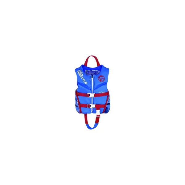 Full Throttle 14250050000122 Dry Flex-Back Life Jacket, Child, Blue