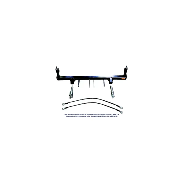 Blue Ox BX1118 Standard Tab RV Tow Baseplates for 2002-2004 Jeep Wrangler (Includes Sport)