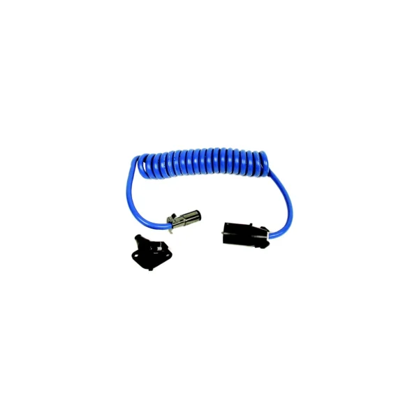 Blue Ox BX88206 7 to 6 Wire Adapter Coiled RV Electrical Cable