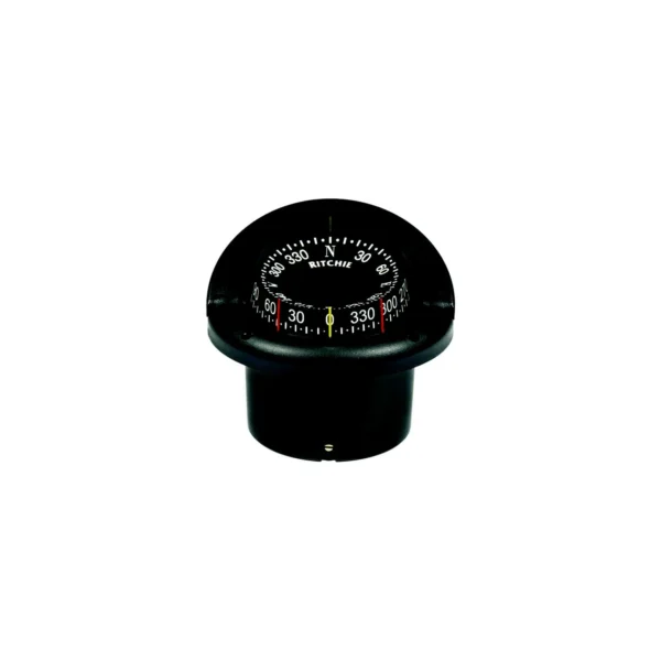 Helmsman Compass-Flush Mt., Combi Dial, Black