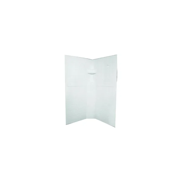 Specialty Recreation Neo Shower Wall, 34" x 34" x 67", White