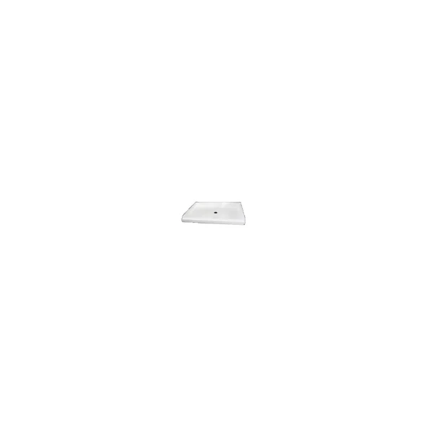 Specialty Recreation SP2432WC Center Drain Shower Base, 24" x 32", White