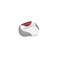 Wise 14661774 Baja Series Casting Seat, Brite White/Gray/Dark Red