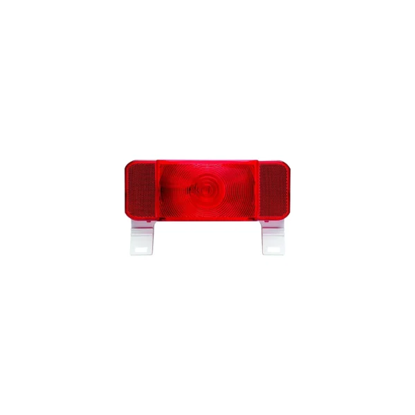 Optronics RVST61P Low Profile RV Combination Tail Light, White Driver Side w/license illuminator