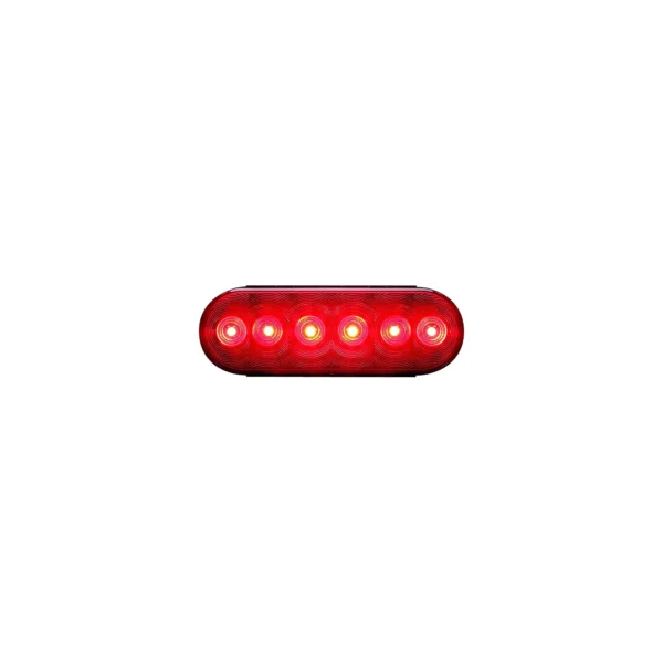 Optronics STL12RBP Fleet Count Waterproof LED Oval Stop & Turn Tail Light