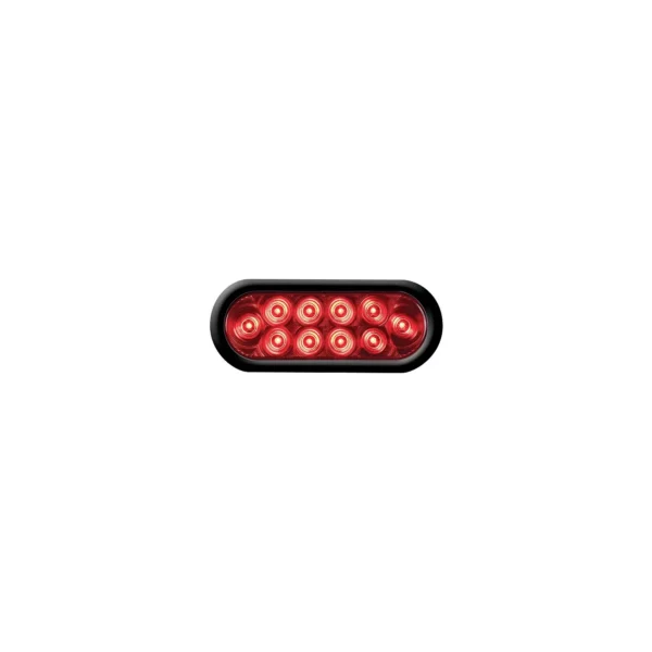 Optronics STL72RK Waterproof Stop & Turn LED Oval Tail Light Kit, Polycarbonate Lens & Housing