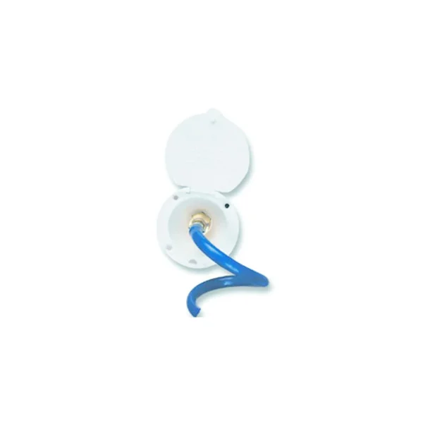 D&W SAPORTPBTW Spray-Port™ Outlet Port Only, 3" Bright White