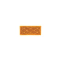 Amber Reflector-Stick On 2/Pk