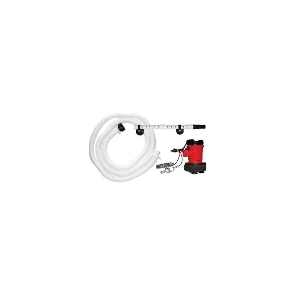 Johnson Pump 60000 Cartridge Style Aerator Kit (Includes Battery Clips, Head and Mounting Feet)