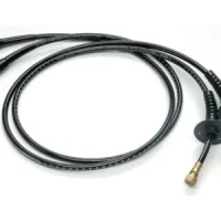 UFLEX Hydraulic OB-BHBR Hose Kit Includes Pre-Crimped Brass Fittings, Bulkhead Fittings and Bend Restrictors on Both Ends (2 Per Pack), 14'