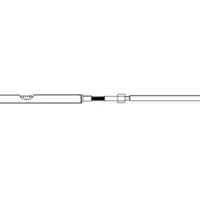 UFLEX M86 Universal Rack & Pinion Steering Cable (Replaces UFLEX, Morse Command 200 or Teleflex SSC124), 17'