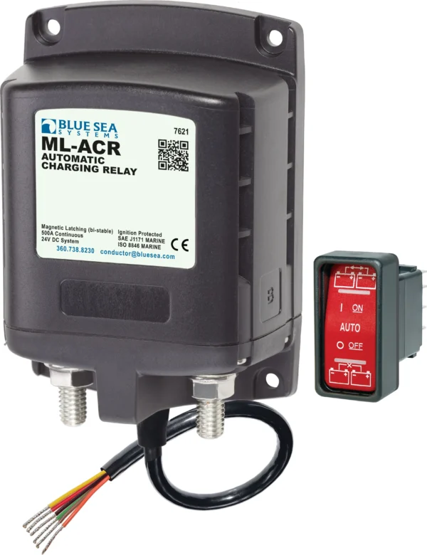 Blue Sea ML-ACR Automatic Charging Relay 24vDC 500A