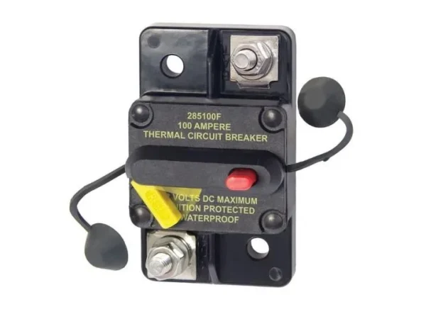 BLUE SEA Circuit Breaker, Bus 285 SfcMt 100 A | 7187-BSS